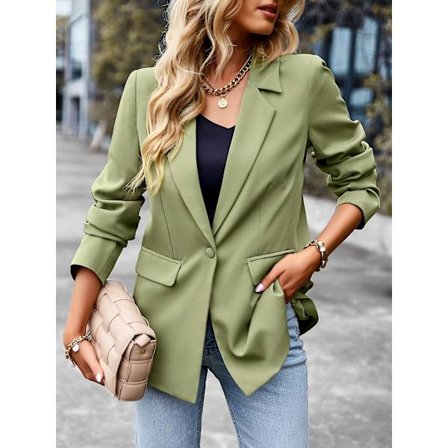 Uformell liten dress 2023 Vinter Allsidig jakke Profesjonell formell damekontorjakke Blazer