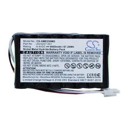 Batteri till Medicinsk för Marquette Dash 2500