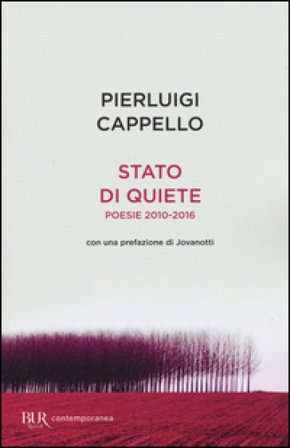 Stato di quiete. Poesie 2010-2016 Pierluigi Cappello