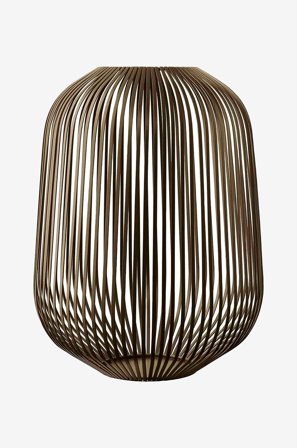 Blomus - Lyslykt Lito Large H45 cm diameter 33 cm - Brun - Lysestaker & lykter - Fra Homeroom