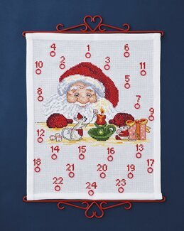 Stickpackung Kalender Weihnachtsmann & Maus - Permin