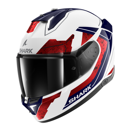 Shark Skwal i3 Integralhjälm Rhad Vit Krom/Röd XL