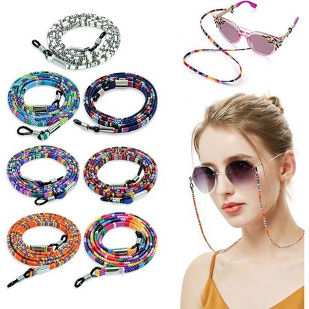 Brillesnor, Brillesnor Dame, Brillekjede, 7 Stykker Fargerike Briller