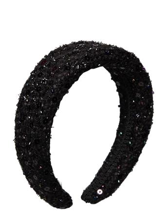 Nevilla Hairbrace Accessories Hair Accessories Hair Band Musta Becksöndergaard