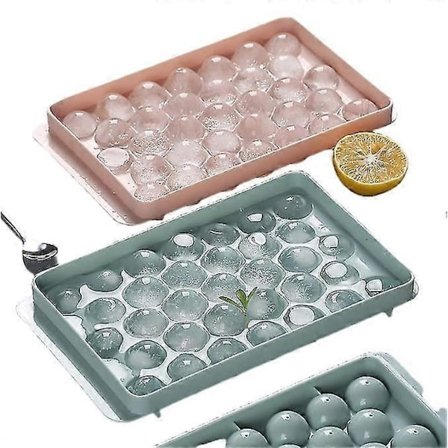 EVAGO Rund Isbitsform Med Lock Plast Isbitsform Kylskåp Sfärisk Is