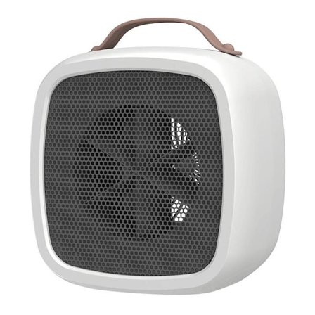 (Vit) Litet kontorselement - Litet bärbart solcellselement - Kortslutningsskyddad uppvärmning för barn, barnrum, föräldrarum, hemmabruk