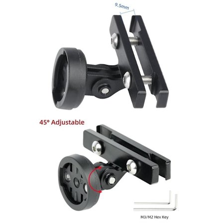 Sykkel Selle Skinne Baklys Brakett Setepinne Montert Lampe Stativ For -varia Radar Bakoversikt Rtl510 5