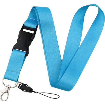 Viileä sininen avainnauha avaimille, ID-pidike, irrotettava avaimenperänauha ID-korteille miehille, naisille, opettajille, henkilökunnalle, 