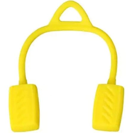 Kæbeøvelsesapparat til kvinder og mænd, ansigtsstramningsmaskine, ansigtsstramningsapparater, slankt ansigt, ansigtsstrammerkugle (gul)