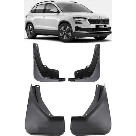 Aidot valetut roiskesuojat eteen ja taakse 2017-2024 Skoda Karoq -malleihin
