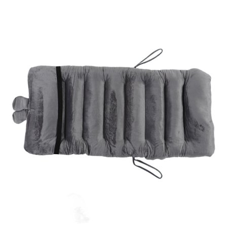 Integroitu nojatuoli Selkänojatyyny Sametti PP-puuvilla Selkänoja Työtuoli Sohva Tyyny Harmaa 45x100cm
