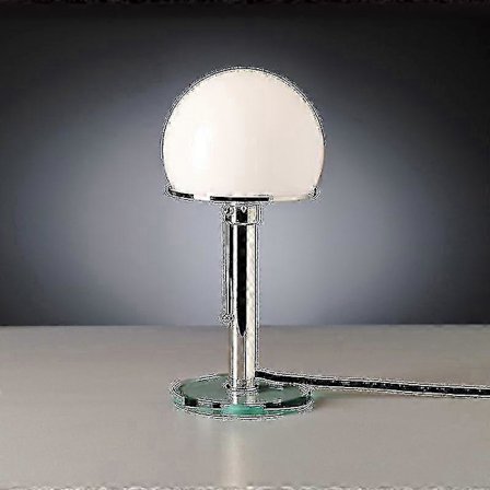 Nordisk Bauhaus LED Bordslampa Kompatibel med Sovrum Sängbord Vardagsrum, Designer Enkelt Glas Modern Belysning