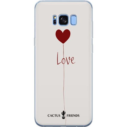 Yhteensopiva Puhelinkuori Samsung Samsung Galaxy S8 Cactus and Friends - Love Balloon Minimal