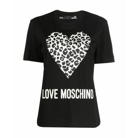 Love Moschino T-Shirts Sort, Dame