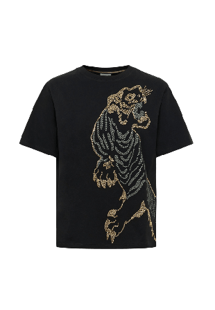 Saint Tropez Nilda SZ T-shirt T-shirts & toppar Dam Svart S