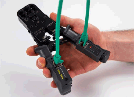 Delock krampeverktøy - with stripper and network tester