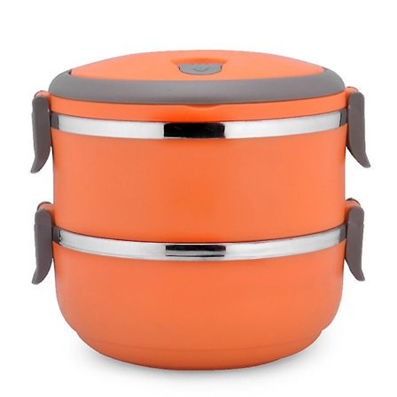 Varmt mad termokande dobbelt lag rustfrit stål madkasse termos vakuum isoleret rejse bærbar
