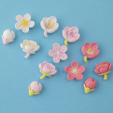 12 stk kjøleskapsmagneter, stereoskopiske røde sopp, 3D søt kjøleskap