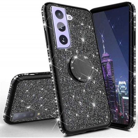 Samsung S21 FE Iskunvaimentimen suojus sormustelineellä