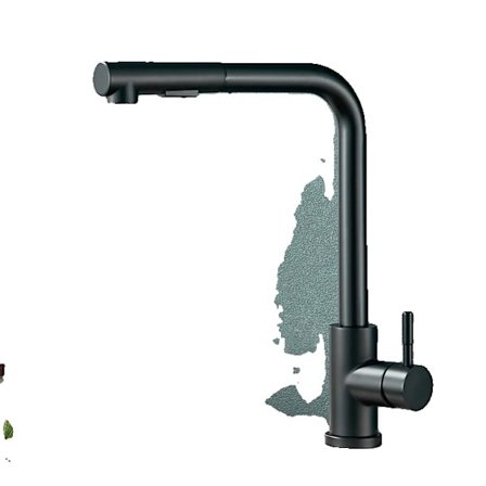 Køkkenarmaturer, Rustfrit Stål, Udtræk