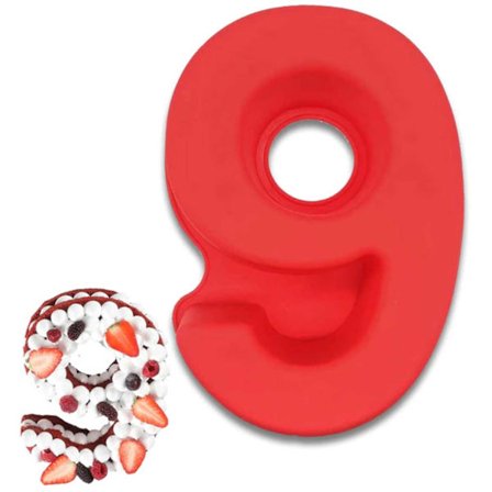 Numerisk kakeform Bakeform Silikon med siffernummer