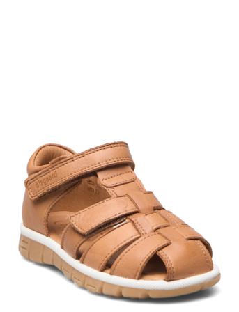Bisgaard Angus Shoes Summer Shoes Sandals Brun Bisgaard*Betinget Tilbud