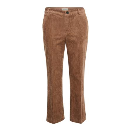 Part Two Misha Cropped Bukser Brun, Dame