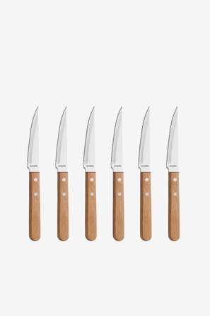 Amefa - Grillkniv 6-pak - Natur - Bestik - Fra Homeroom