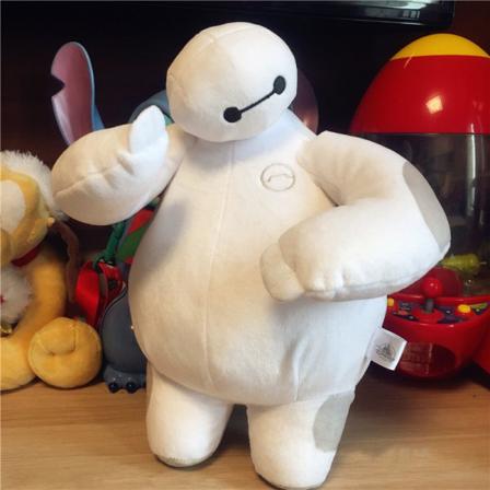 Original Disney Baymax Tecknad Plyschleksak Stoppad Docka