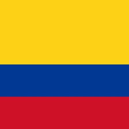 Colombias flagga 100