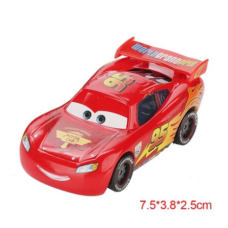 Disney Pixar Cars 2 3 Lightning McQueen Mater Jackson Storm Ramirez 1:55 Diecast Vehicle Metal Alloy Boy Kid Legetøj Julegave