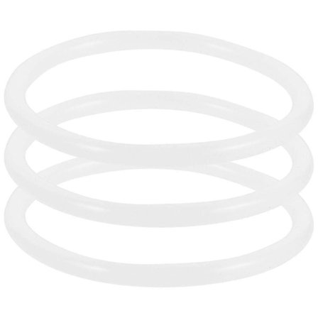 3 st Sjungande Skål O-ringar Sjungande Skål Gummiringar Ljudskål Ring Sjungande Skål Ring (FMY) Vit 9.50X9.50X0.50CM Vit 9.50X9.50X0.50CM