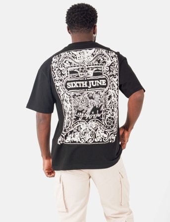SIXTH JUNE Azulejos Ss Tshirt - Black - S