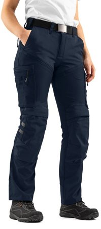 Arbetsbyxor Fristads Dam Servicebyxa stretch 2654 GLWS, dam, Mörk marinblå Arbetskläder