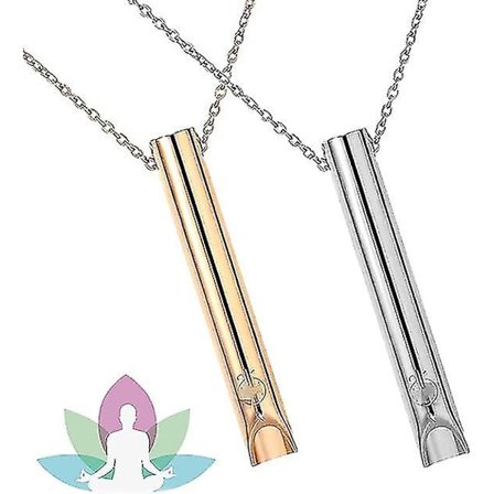 2 st Ing Halsband, Ångest Halsband För Kvinnor, Stressavlastning Ful Ing Halsband Mindre För(Silver Guld)