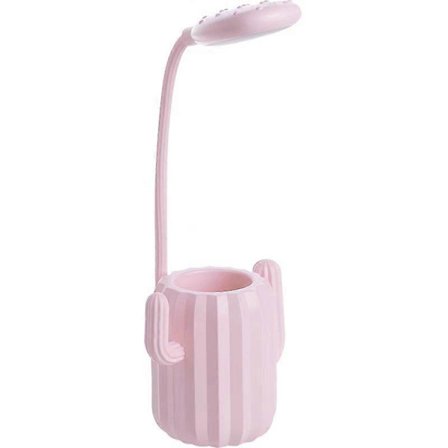 Kaktus Bordlampe 135x98x415mm USB Touch Pen Holder Bordlampe Trådløs Justerbar Lysstyrke Touch LED Læsebordlampe