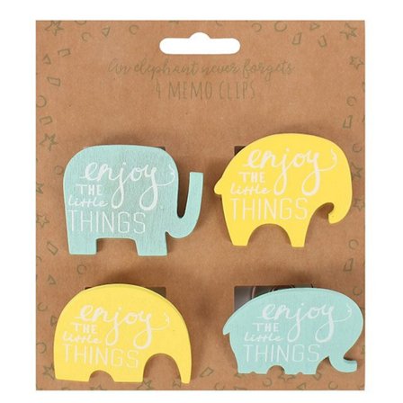 Something Different Pack med 4 magnetklämmor One Size Gul/Baby