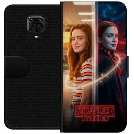 Yhteensopiva Lompakkokotelo Xiaomi Redmi Note 9 Pro Jakaloitunut muotokuva Max Mayfieldin välillä arkipäivä ja tumma rinnakkaismaailma Stranger Th