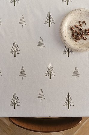 Jotex - Obrus zielony/naturalny biały - TANNE - Kup Obrusy firmy Jotex