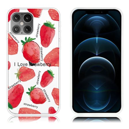 Deco iPhone 12 Pro Max skal - Jordgubbar