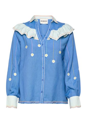Adi Shirt Langærmet Skjorte Blå Helmstedt