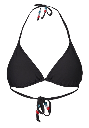 Becksöndergaard Solid Bel Bikini Top Accessoarer Dam Svart L