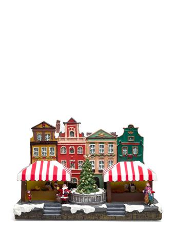 Fiberoptiskt Hus 5 Led Home Decoration Christmas Decoration Christmas Accessories Multi/mönstrad Konstsmide
