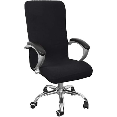 Universal Stretch Kontorsstolsöverdrag Mikrofiber Tvättad Kontorsstolsöverdrag Stretch Fåtöljöverdrag Bekväm Exe