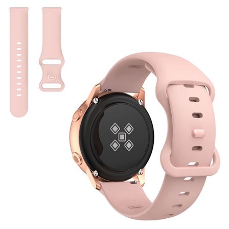 22 mm universal klockarmband i silikon - Rosa