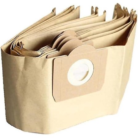 Kärcher WD3 støvsugerpose, sett med 5 rette støvsugerposer for Kärcher WD3, WD 3 Premium, WD3200, WD3500p, A2204, A2204, A2534, Se4001 G