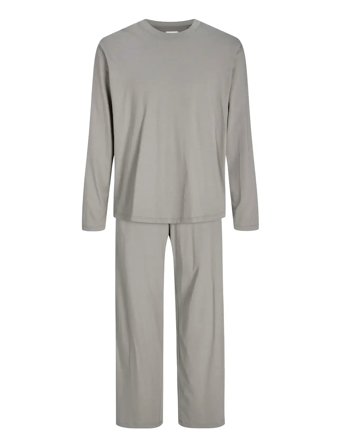 Jacalfred Ls Tee And Pants Set W Styd Grey Jack & J S