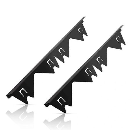 Spissbeskyttelse i rustfritt stål, Komfyrvakt, Kjøkkenkomfyrfyller, Komfyrlist, Justerbar lengde 13.