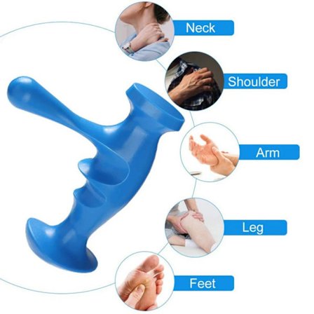 T-shaped Point Massager Reflexology Acupuncture Stick Pain Relief Press Trigger Point Massager Foot Body Deep Tissue Relaxtion