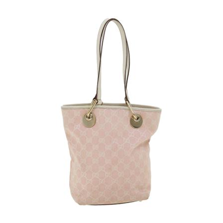 Gucci Vintage, Pre-owned Tote Bag Roze, Dames, Maat:ONE Size,Canvas